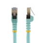 STARTECH 3M CAT6A PATCH CABLE - AQUA CAT 6A NETWORK CABLE - STP CABL (6ASPAT3MAQ)