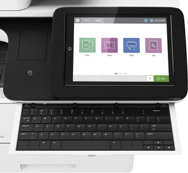 HP P LaserJet Enterprise Flow MFP M528z - Multifunction printer - B/W - laser - Legal (216 x 356 mm)/A4 (210 x 297 mm) (original) - A4/Legal (media) - up to 43 ppm (copying) - up to 43 ppm (printing) - 6 (1PV67A#B19)