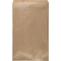 _ Brødpose, 33,5x21cm, brun, papir, uden rude
