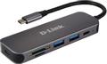 D-LINK 5-in-1 USB-C Hub with Card Reader DUB-2325