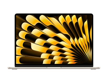 APPLE MacBook Air 15.3" (June 2023), M2 chip 8 CPU/10 GPU, 8GB RAM, 256 GB SSD, Starlight (MQKU3DK/A)