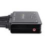 STARTECH 2-Port Dual-Monitor HDMI Cable KVM Switch 4K 60Hz Compact KVM with 5ft/1.5m Integrated Host Cables Bus Powered (C2-DH46-UA2-CBL-KVM)