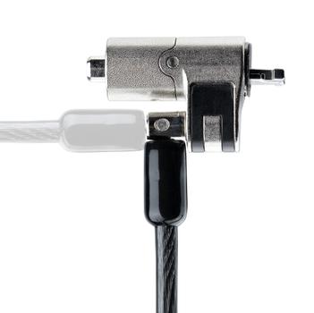 STARTECH Nano Laptop Cable Lock 6ft Anti-Theft Keyed Lock Security Cable Locks Nano Slot Notebooks Steel Cable Lock For Laptop (NANOK-LAPTOP-LOCK)