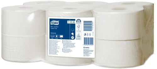 TORK Toiletpapir TORK Uni T2 Mini 1-lag 12/P (110163)