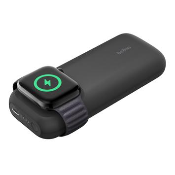Belkin BoostCharge Pro trådløs nødlader - magnetisk,  24 pin USB-C - 20 watt (BPD005BTBK)