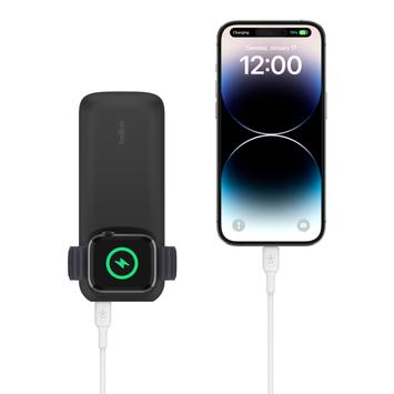 Belkin BoostCharge Pro trådløs nødlader - magnetisk,  24 pin USB-C - 20 watt (BPD005BTBK)