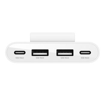 BELKIN 4 port USB Power Extender 2xC 2xA up to (BUZ001BT2MWHB7)