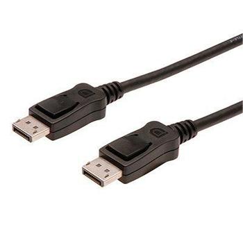 DIGITUS DisplayPort kabel - DisplayPort (han) - DisplayPort (han) - 1 m ( DisplayPort 1.2 ) - stÃ¸bt - sort (AK-340100-010-S)