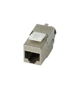 SYNERGY Keystone, Modul,  TP-Buchse(RJ45),  CAT6A, 500MHz, Slim-line,  mit Kabelklemme,  Synergy 21, (S216382)