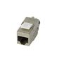 SYNERGY Keystone,Modul, TP-Buchse(RJ45), CAT6A, 500MHz, Slim-line, mit Kabelklemme, Synergy 21,