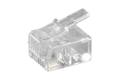 GOOBAY RJ11 Modular Plug. F/FlatCables. 4/6. 10pcs