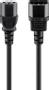 Goobay Power Cable C14 to C13. Black. 2.0m