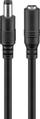 GOOBAY 2.1mm DC Extension Cable. M/F. Black. 3.0m
