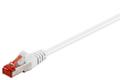 GOOBAY S/FTP (PiMF) PatchCord Cat6. White. 15m