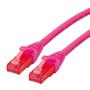 ROLINE CA6 UTP CU LSZH Ethernet Cable Pink 0.3m