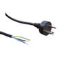 ROLINE Power Cable Open End. K Plug. Black. 3.0m