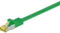 GOOBAY Patchkabel S-FTP RJ45 CAT7 PiMF Grøn 0.5 m.