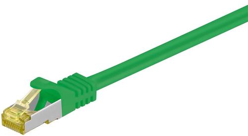 GOOBAY S/FTP CU Cable Cat7. RJ45 Plug. Green. 0.5m (91577)