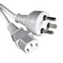 ROLINE Power Cable K-IT (DK) to C13. White. 6.0m