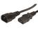 ROLINE Power Cable C14 to C13. Black. 0.5m