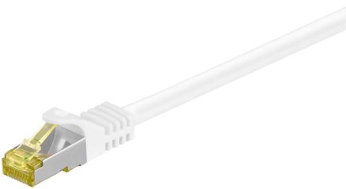 GOOBAY S/FTP CU Cable Cat7. RJ45 Plug. White. 0... Factory Sealed (91089)