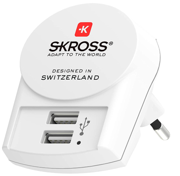 SKROSS Euro USB Charger - 2xType A - BULK (1.302421-1)