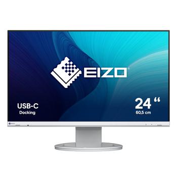 EIZO FlexScan EV2480-WT 60,5m (23,8) Full HD IPS Monitor DP/ HDMI/ USB-C Pivot HV (EV2480-WT)