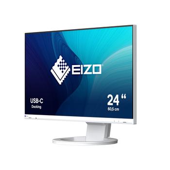 EIZO FlexScan EV2480-WT 60,5m (23,8) Full HD IPS Monitor DP/ HDMI/ USB-C Pivot HV (EV2480-WT)