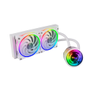 AKASA SOHO 240 White  Dual Radiator Liquid CPU Cooler with ARGB