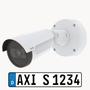 AXIS P1465-LE-3 L.P-Verifier Kit Compact outdoor HDTV / 1080p day/night fixed bullet camera with built-in AXIS License Plate Verifier application. IN