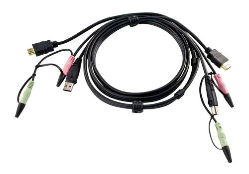 ATEN KVM cable 2L-7D02UH HDMI - USB - Audio, 1,8m (2L-7D02UH)