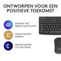 LOGITECH Business Toetsenbord en muis Draadloos QWERTY met bluetooth Grafiet MK370 (920-012077)
