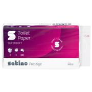 Satino Toiletpapir 4-lags hvid 20m Prestige sæk med 72 ruller