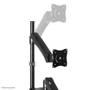 Neomounts by Newstar FPMA-D500KEYB Keyboard & Mouse Desk Mount for flatscreens 10-27inch 9kg VESA  75x75 or 100x100mm 2 pivot black (FPMA-D500KEYB)