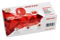 METO Etiket Meto 26x16mm neon rød permanent 1000stk/rul 6rul/pak