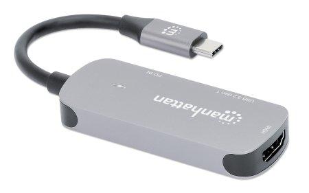 MANHATTAN Usb-C Dock/Hub, Ports (X3):  (130707)