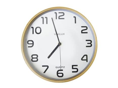 UNILUX Clock Baltic In Light Wood (400094591)