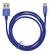 MOBA Cable USB-A - MicroUSB 2.4A, 1m, Blue