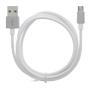 MOBA Cable USB-A - MicroUSB 2.4A, 1m, White