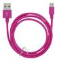 MOBA Cable USB-A - MicroUSB 2.4A, 1m, Pink
