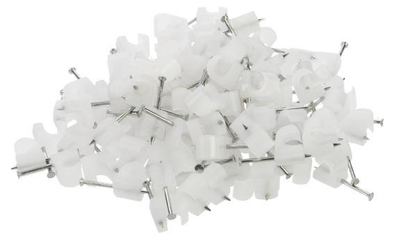 Nordic Quality Kabelklipps 5-7mm, Neutral, 100 st. (322724)