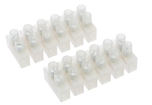 Nordic Quality Kopplingsplint för 0, 75-2.5mm² kabel, 2x6 pol (303906)