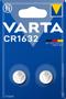 VARTA CR1632 Lithium Coin 2 Pack (B)