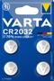 VARTA CR2032 Lithium Coin 4 Pack