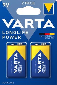 VARTA Longlife Power 9V 2 Pack (B) (4922614412)