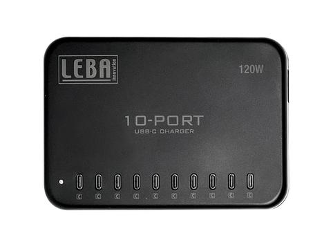 LEBA NoteCharge 10 Ports, USB-C 12  (NCHAR-UB10-SC)
