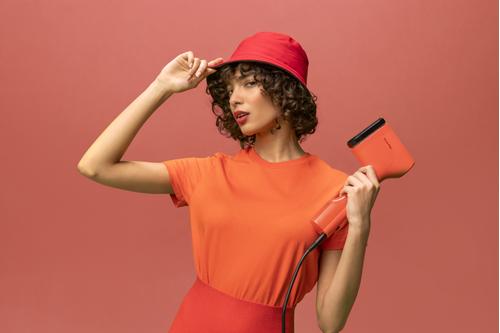 TEFAL Hand steamer Pure Pop Garment Steamer Coral - (DT2022E1)