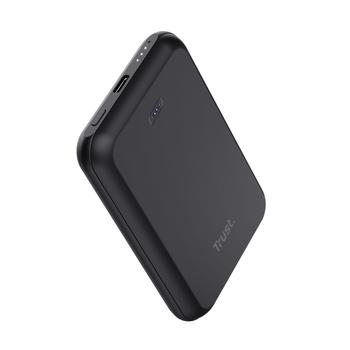 TRUST MAGNO MAGNETIC WIRELESS 5000 m.A.h POWERBANK BLACK ECO (24877)