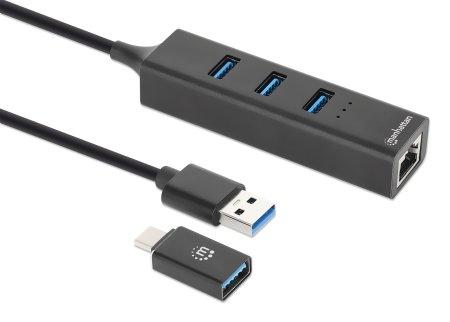 MANHATTAN USB-C & USB-A Combo Dock/Hub,  (180894)