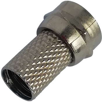 DELTACO F-connector twist-on, 6,8mm, RG-6, 2-pcs (R00150027)